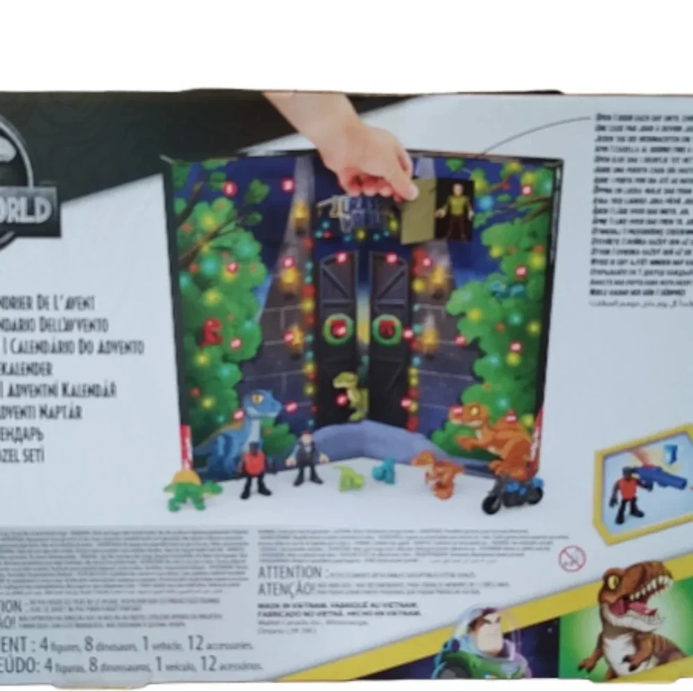 Imaginext Jurassic World Advent Calendar Fisher Price 24pcs NWT